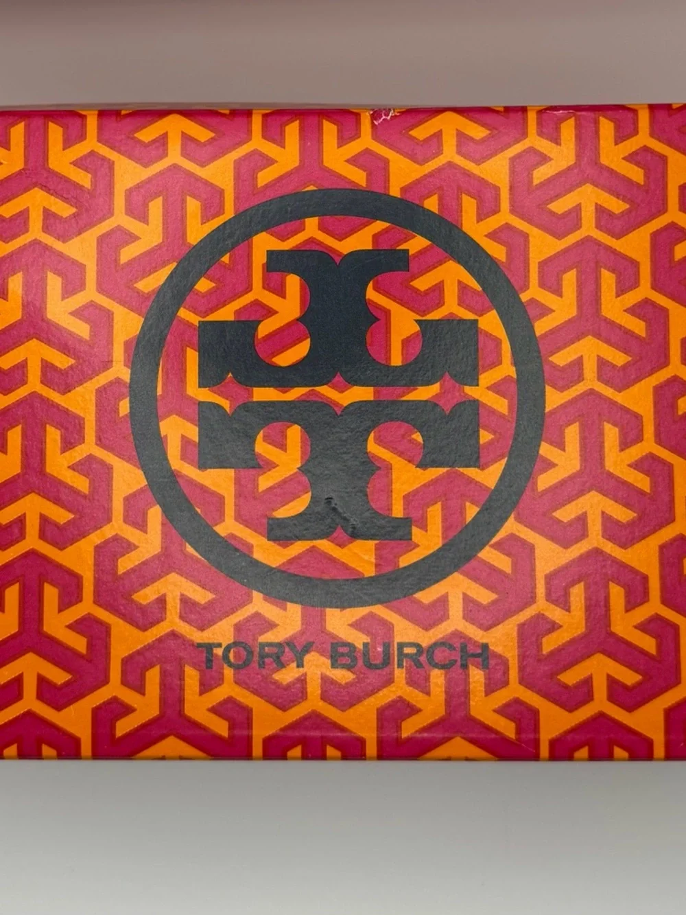 Tory Burch Pennie Low Heel Loafers Brown Saffiano Leather Size 8 NIB